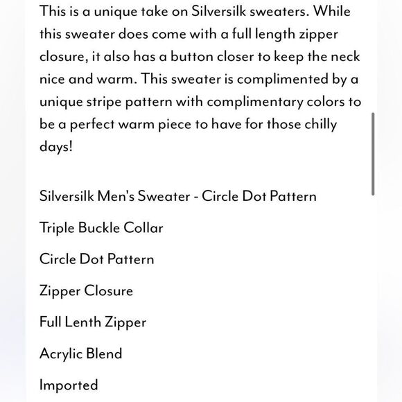 Silversilk Italian Connection Black Geometric Buckle Fur Knit Pullover  NEW - Picture 3 of 16